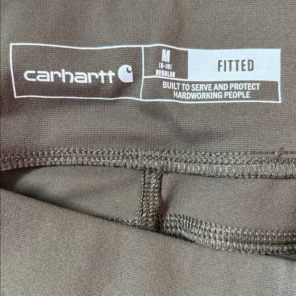 Carhartt Women's Force Fitted Lightweight Legging in Tarmac Green Medium - Picture 8 of 9